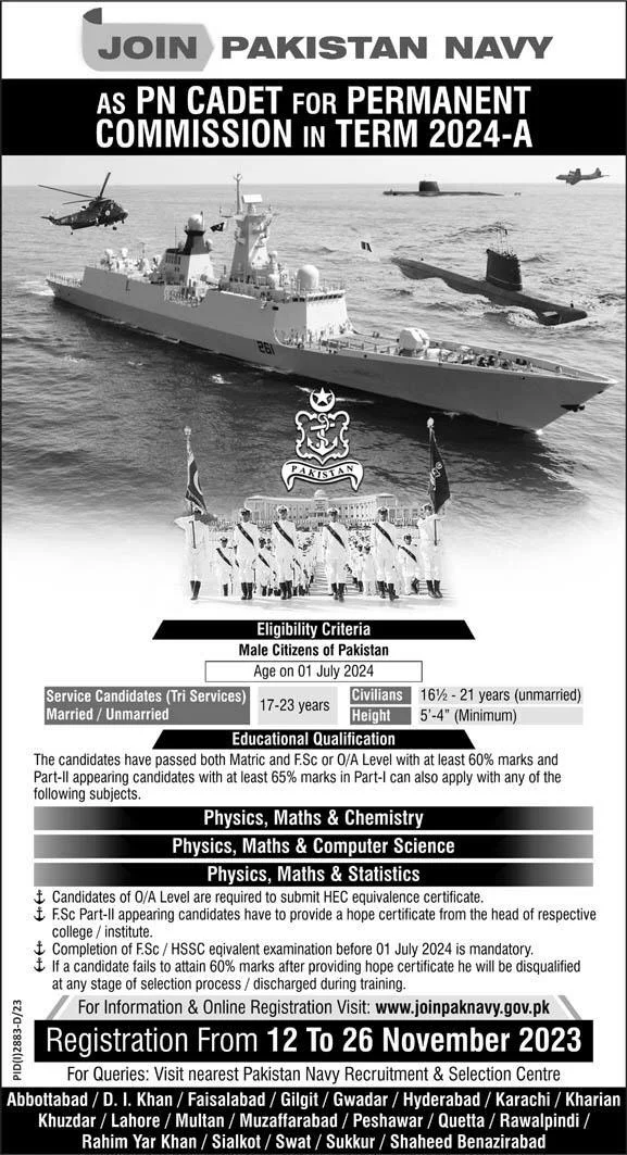join pak navy jobs 2023