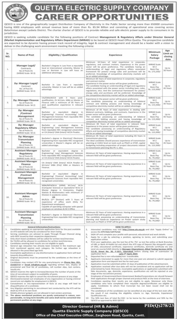 Quetta electric power supply jobs online apply,quetta electric supply company jobs 2024, qesco jobs ctsp, ctsp qesco, qesco jobs advertisement, no electricity in quetta today, fesco junior engineer jobs, fesco jobs 2024,