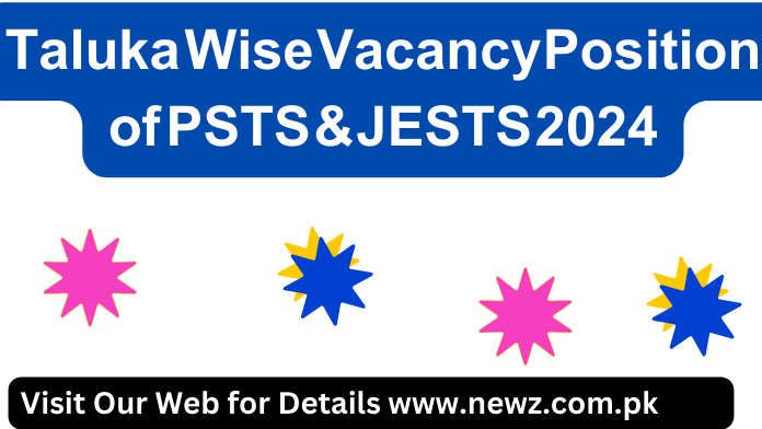 Taluka Wise - Vacancy Position of PSTS & JESTS 2024