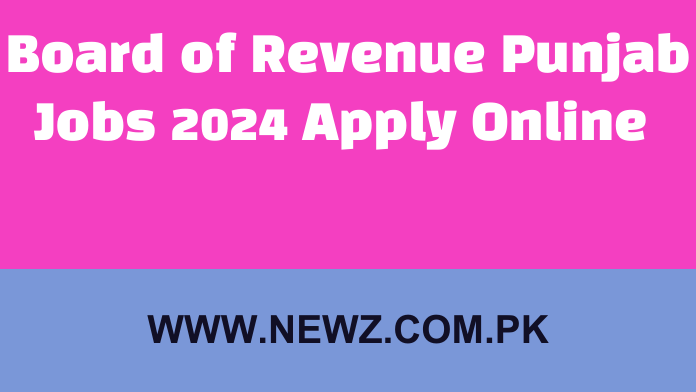 Board of Revenue Punjab Jobs 2024 Apply Online