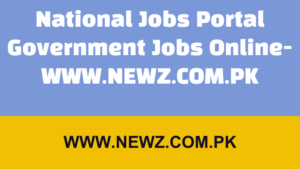 National Jobs Portal Government Jobs Online-NJP.GOV.PK