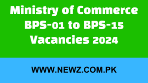 Ministry of Commerce BPS-01 to BPS-15 Vacancies 2024