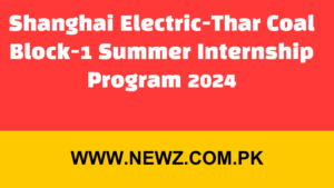 Shanghai Electric-Thar Coal Block-1 Summer Internship Program 2024