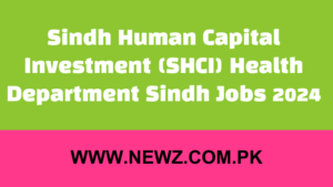 Sindh Human Capital Investment (SHCI) Health Department Sindh Jobs 2024