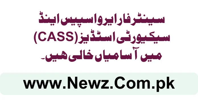 Centre For Aerospace & Security Studies (CASS) Jobs 2024 Centre For Aerospace & Security Studies (CASS) Jobs 2024