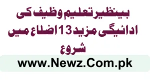 Benazir Taleemi Wazaif Payments Start In More 13 Districts