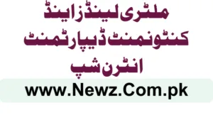 Military Lands and Cantonment Department Internship 2025