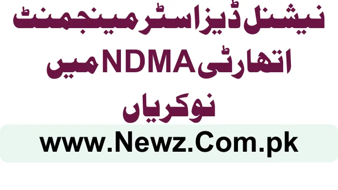 National Disaster Management Authority NDMA Jobs 2025