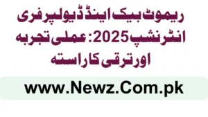 Remote Backend Developer Free Internship 2025: A Path to Practical Experience and Growth