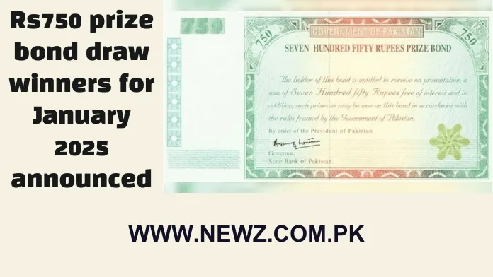 prize bond list 750 online check, prize bond 750,