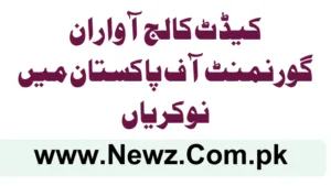 Cadet College Awaran Govt Of Pakistan Jobs 2025