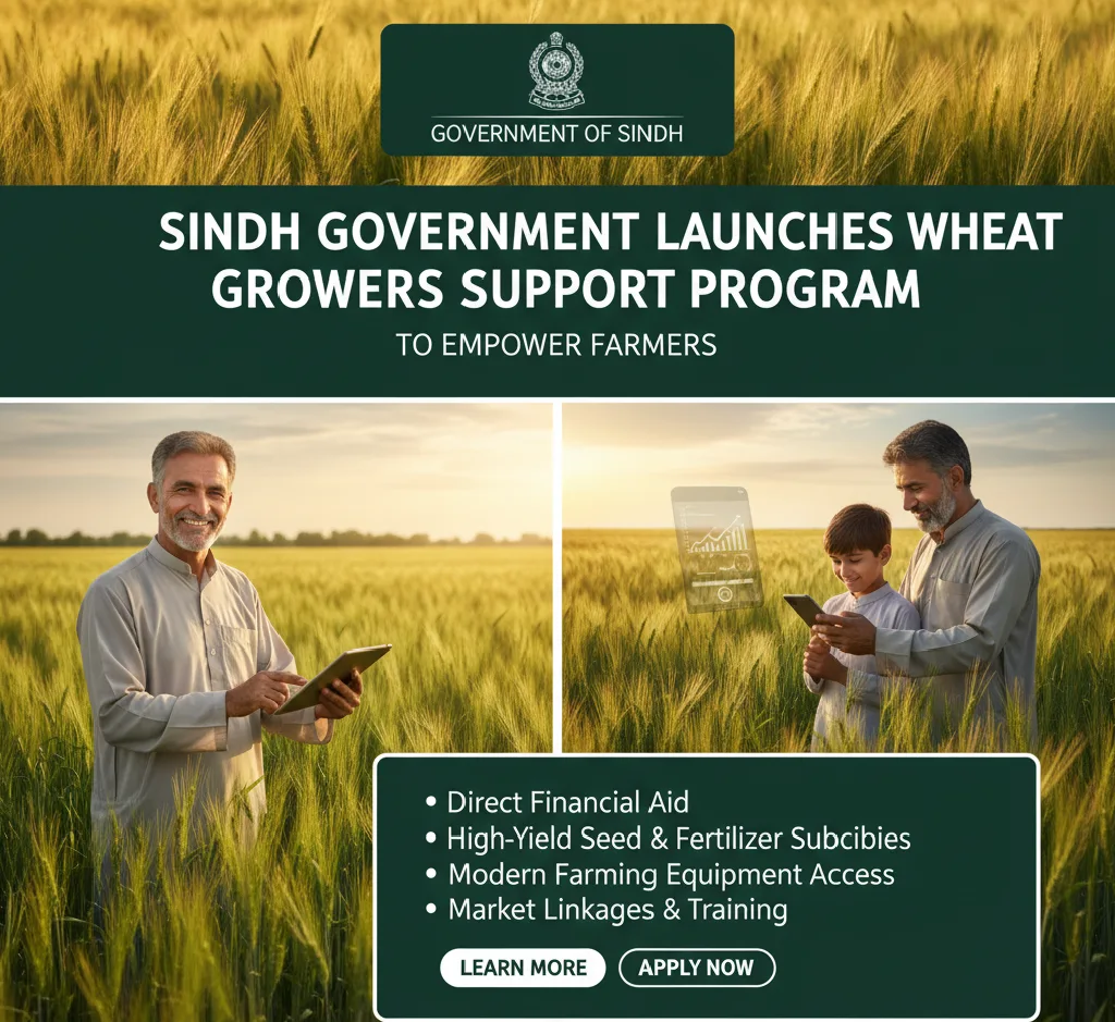 Sindh Government Launches Wheat Growers Support Program to Empower Farmers 1759069006439
