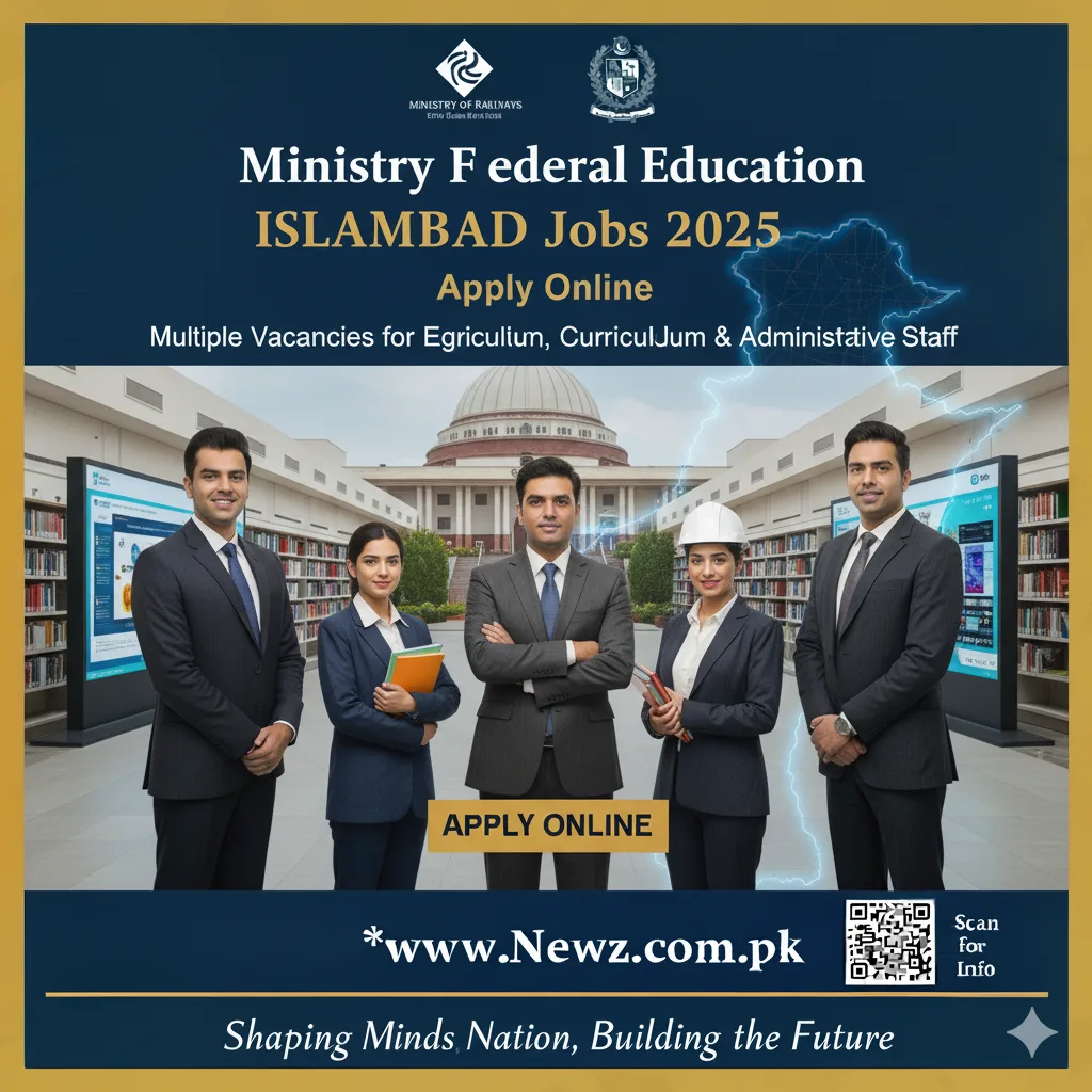 Ministry of Federal Education & Professional Training Islamabad Jobs 2025 Ministry of Federal Education & Professional Training Islamabad Jobs 2025