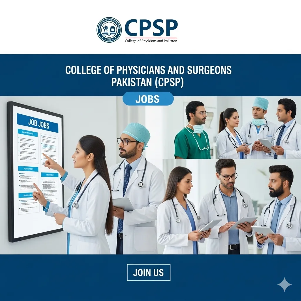 College of Physicians and Surgeons Pakistan (CPSP) Jobs 2025 cpsp