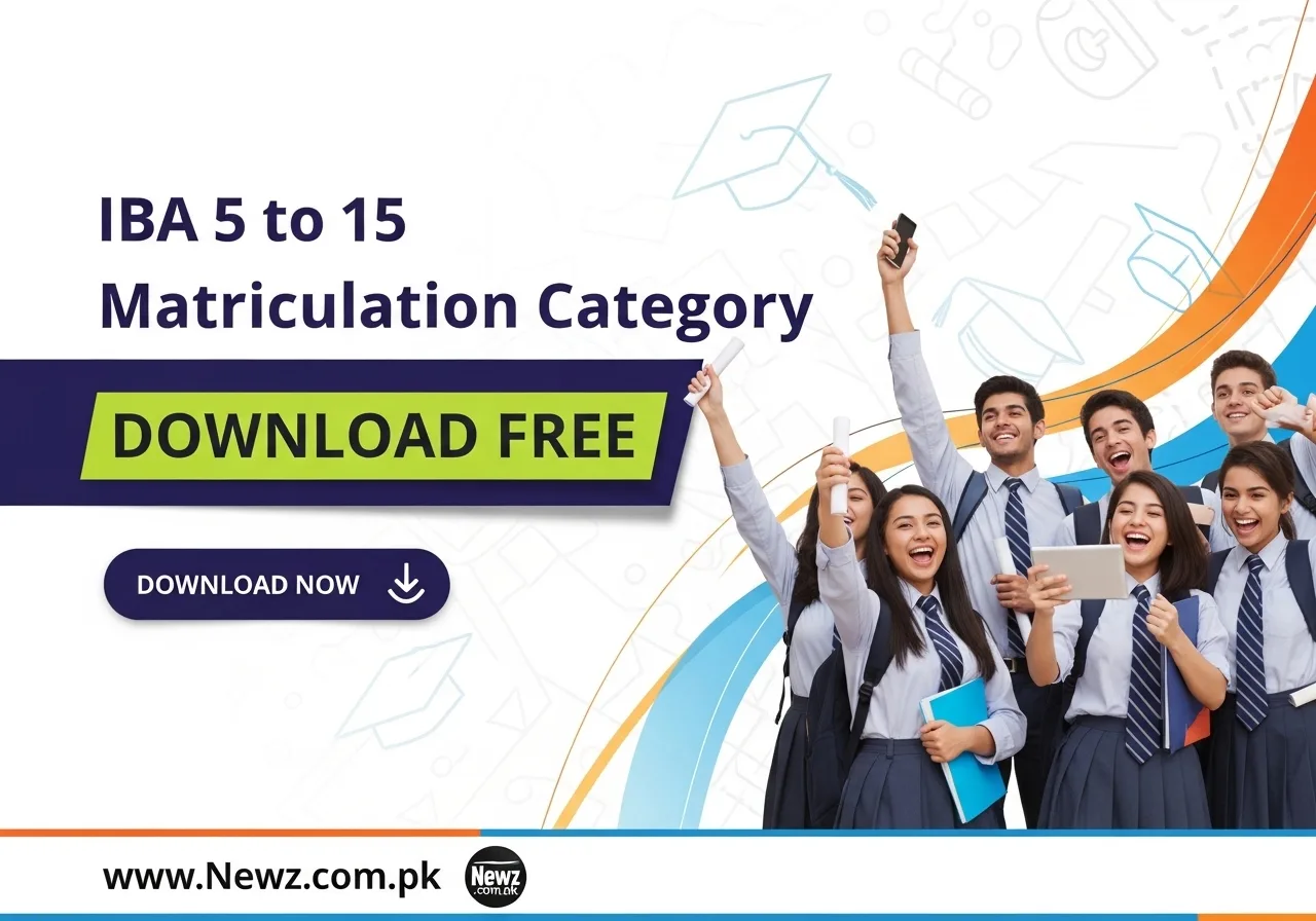 IBA 5 to 15 Matriculation Category Results Download Free download (1)