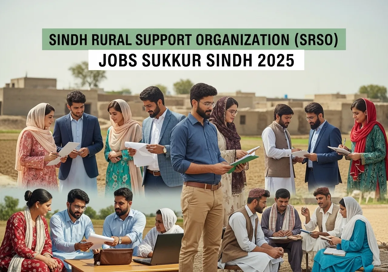 Sindh Rural Support Organization (SRSO) Jobs Sukkur Sindh 2025 srso jobs sindh