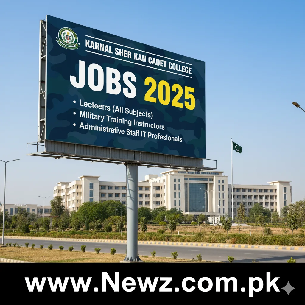 Karnal Sher Khan Cadet College Jobs 2025 Public Sector General Insurance Company Karachi