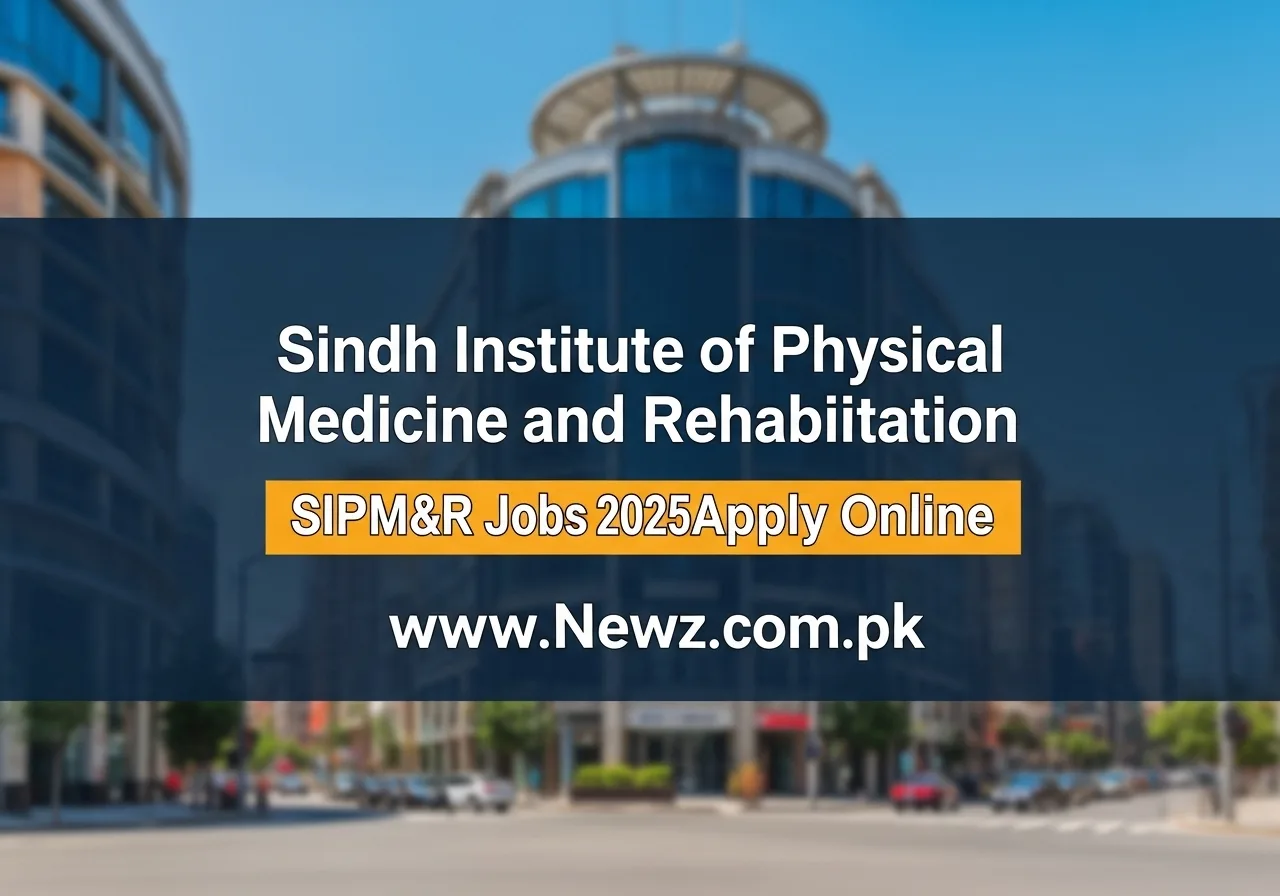 Sindh Institute of Physical Medicine and Rehabilitation SIPM&R Jobs 2025 – Apply Online.631Z
