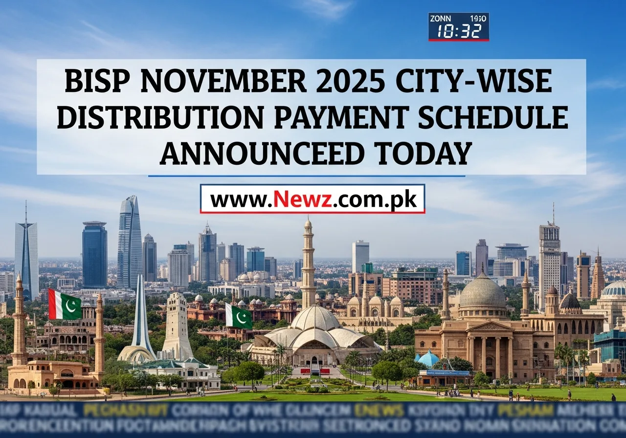 BISP November 2025 City-Wise Distribution Payment Schedule.358Z