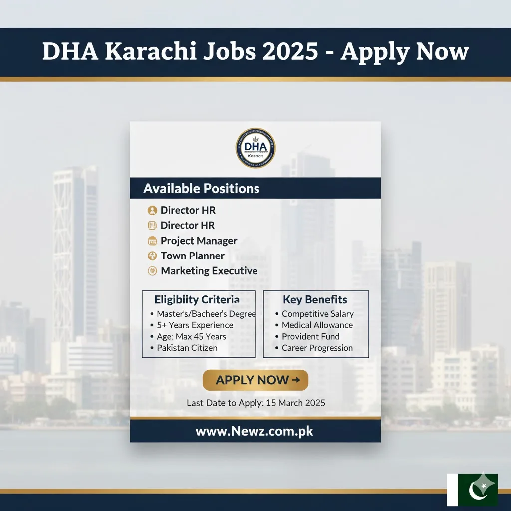 DHA Karachi Jobs 2025 – Apply Now