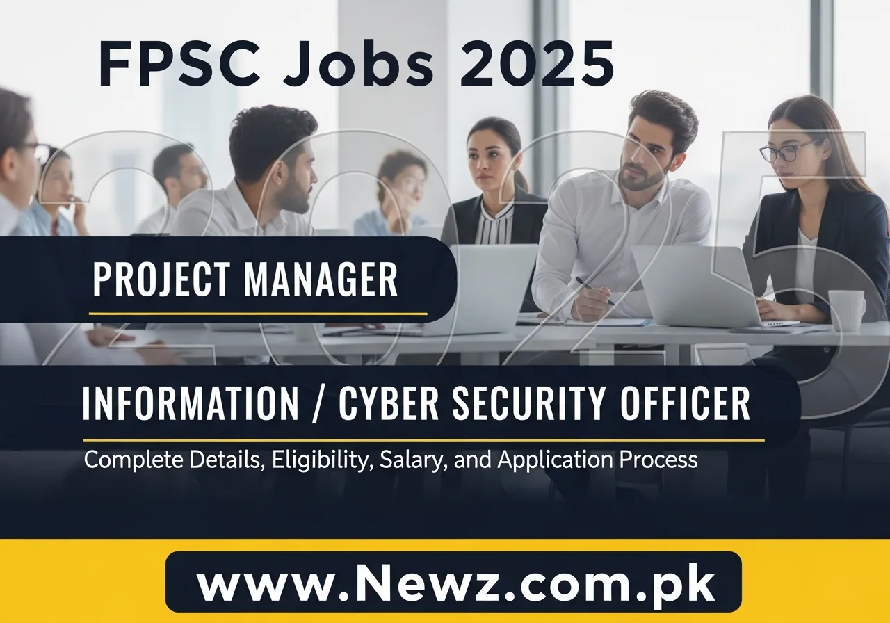 FPSC Jobs 2025 – Project Manager & Information / Cyber Security Officer FPSC Jobs 2025.443Z