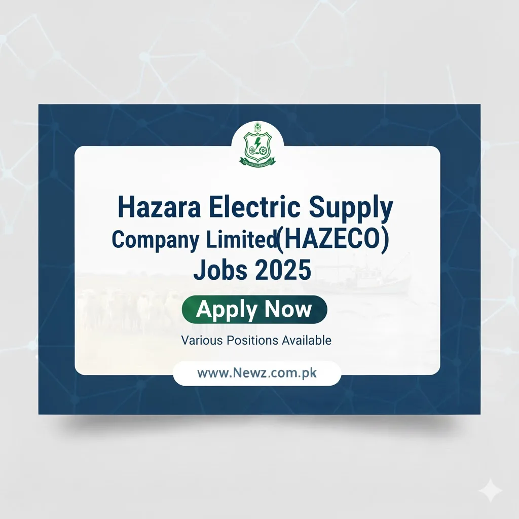 Hazara Electric Supply Company Limited (HAZECO) Jobs 2025