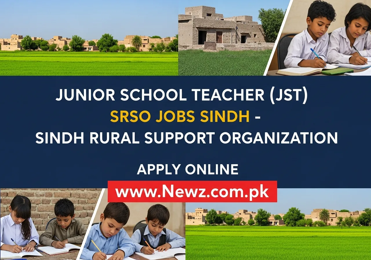 Junior School Teacher (JST) SRSO Jobs Sindh- Sindh Rural Support Organization Apply Online.078Z