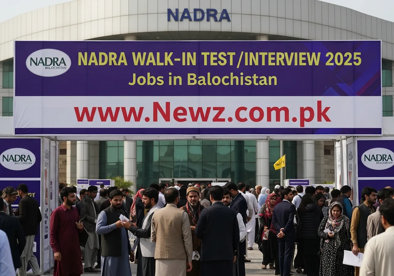 NADRA Mega Walk-In Test/Interview 2025 Jobs in Balochistan NADRA Mega Walk-In Test.430Z