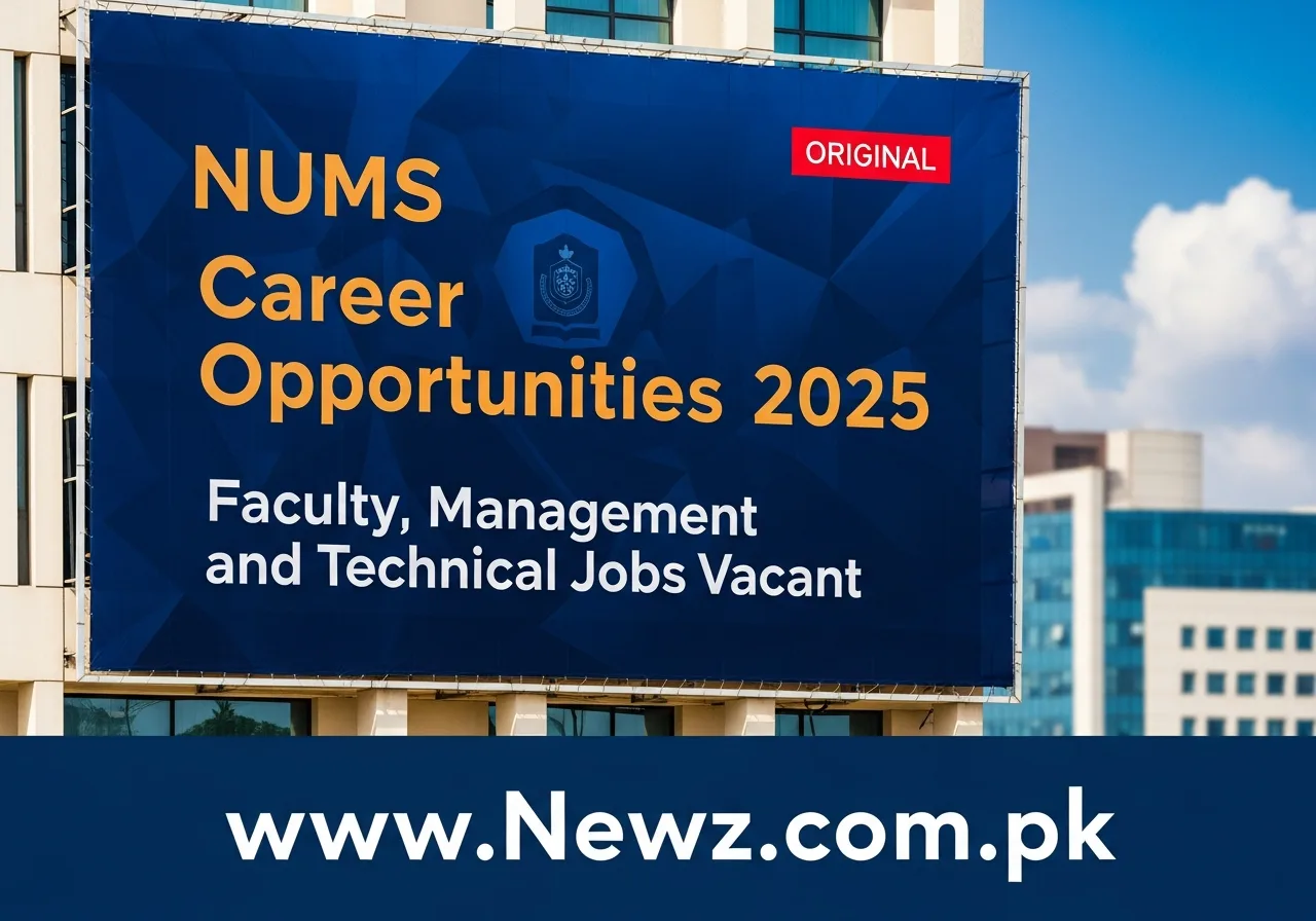 NUMS Career Opportunities 2025 for Faculty, Management, and Technical Jobs Vacant NUMS Career Opportunities 2025 for Faculty, Management, and Technical Jobs.988Z