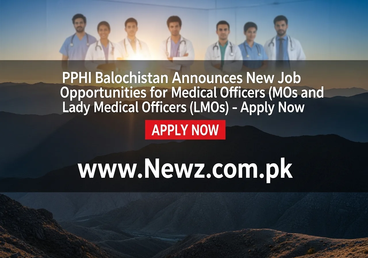 PPHI Balochistan Announces New Job Opportunities for Medical Officers (MOs) and Lady Medical Officers (LMOs) – Apply Now PPHI Balochistan Announces New Job Opportunities.499Z