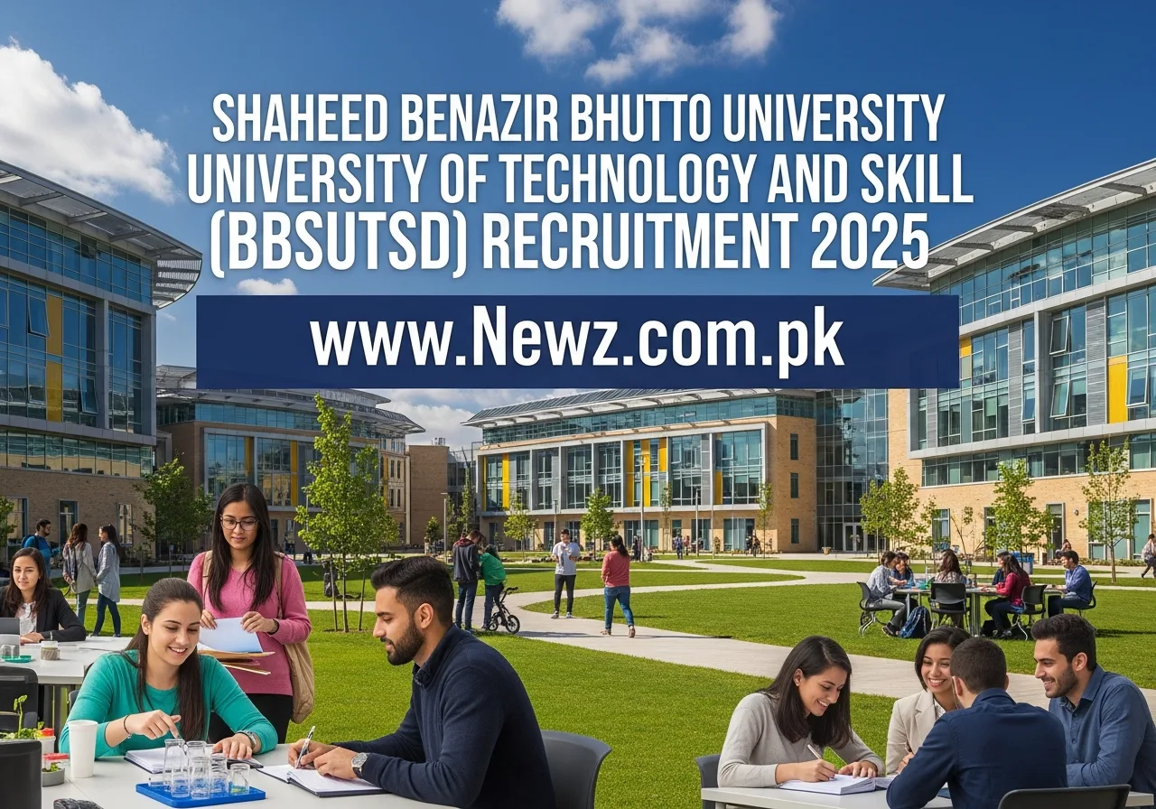 Shaheed Benazir Bhutto University of Technology and Skill Development (BBSUTSD) Recruitment 2025.331Z