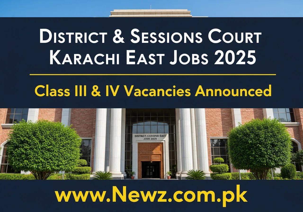 District & Sessions Court Karachi East Jobs 2025: Class III & IV Vacancies Announced download (51)