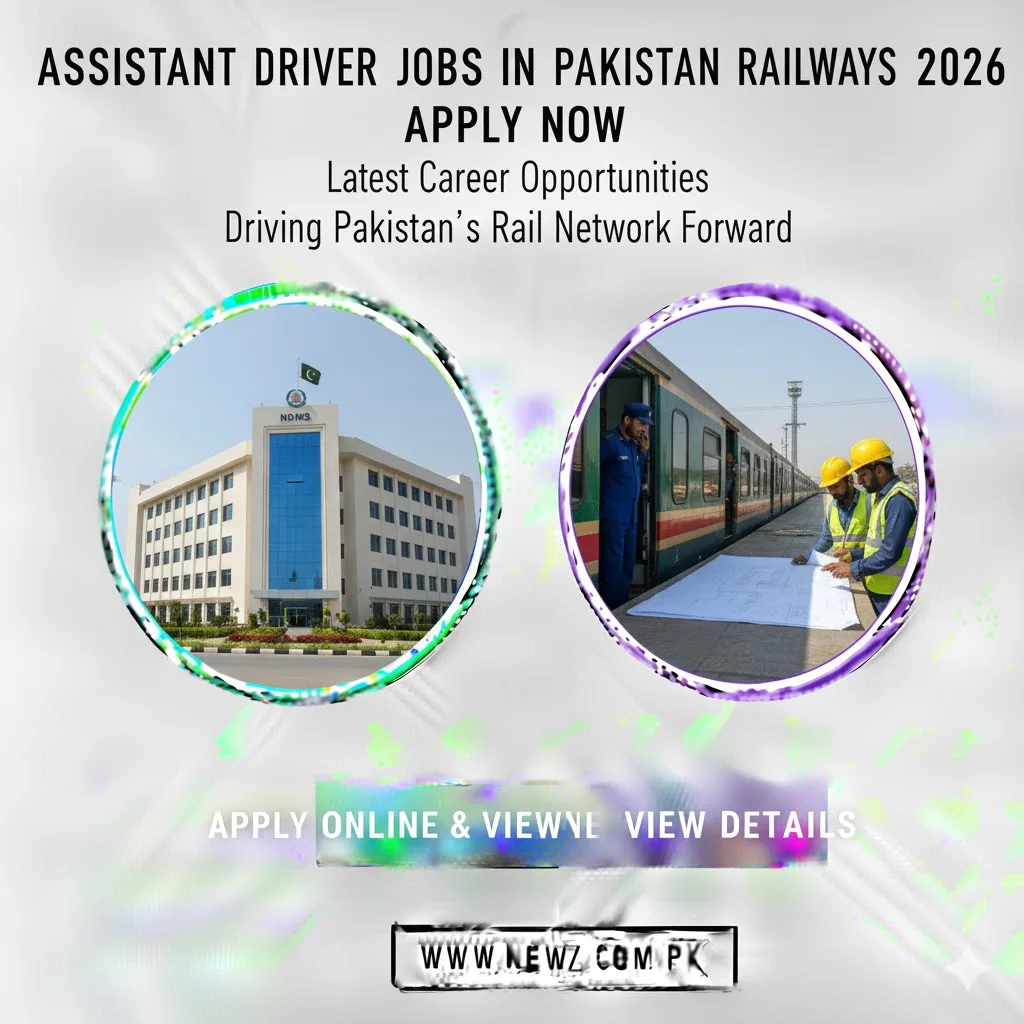 Assistant Driver Jobs in Pakistan Railways Jobs 2026 Apply Now