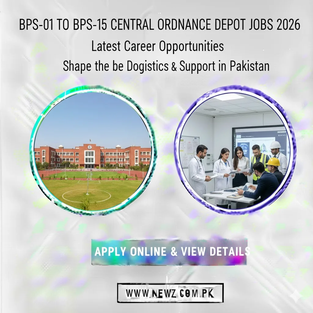 BPS-01 to BPS-15 Central Ordnance Depot Jobs 2026