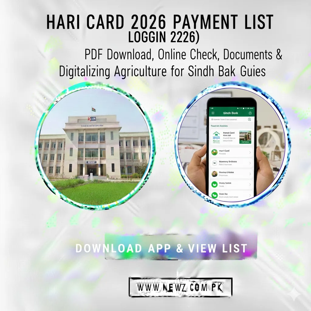 Hari Card 2026 Payment List – PDF Download, Online Check, Documents & Sindh Bank App Guide Hari Card 2026 Payment List – PDF Download, Online Check, Documents & Sindh Bank App Guide