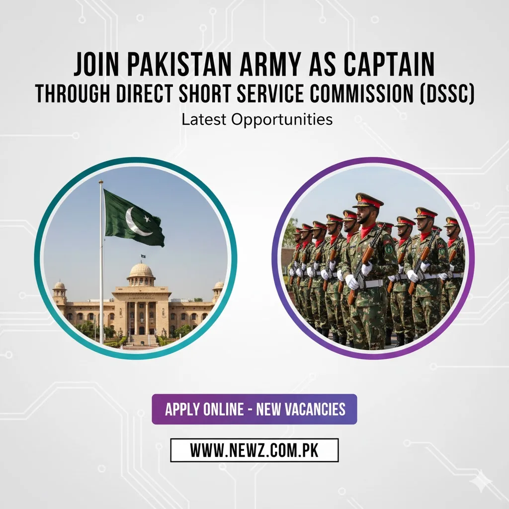 Join Pakistan Army as Captain Through Direct Short Service Commission (DSSC) Latest Join Pakistan Army as Captain Through Direct Short Service Commission (DSSC) Latest