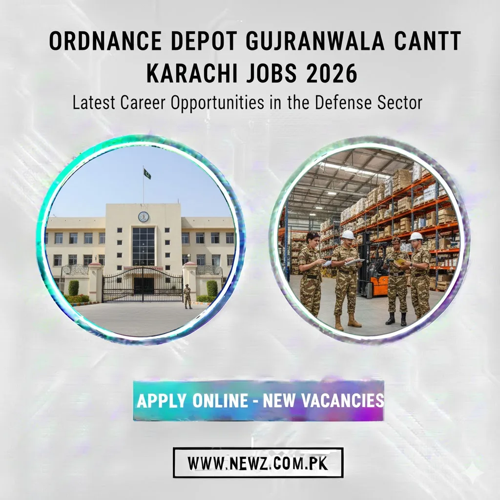 Ordnance Depot Gujranwala Cantt Jobs 2026