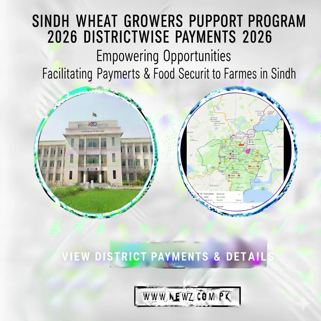 Sindh Wheat Growers Support Program 2026 Districtwise Payments