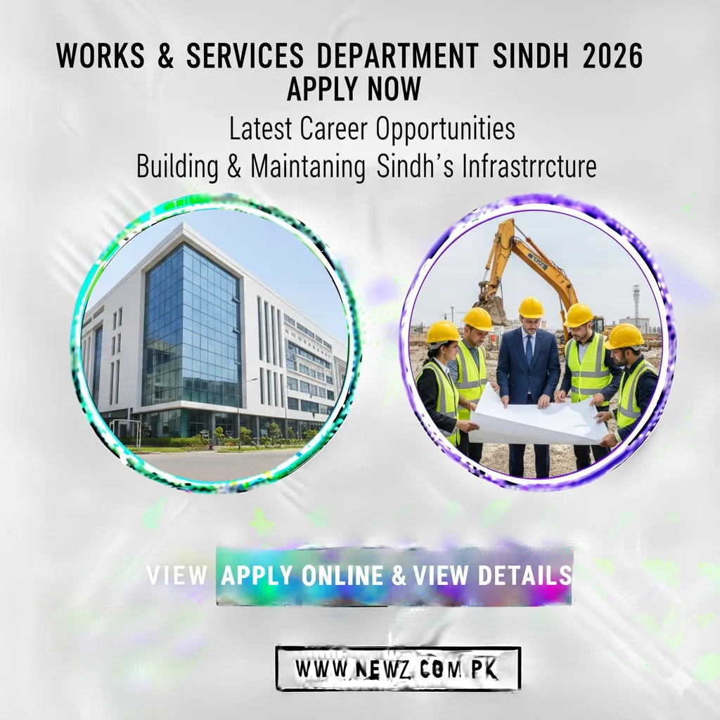 Works & Services Department Sindh Jobs 2026 Apply Now Works & Services Department Sindh Jobs 2026 Apply Now