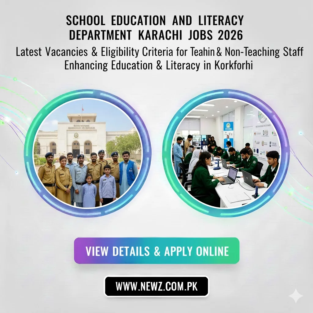 School Education and Literacy Department Karachi Jobs 2026