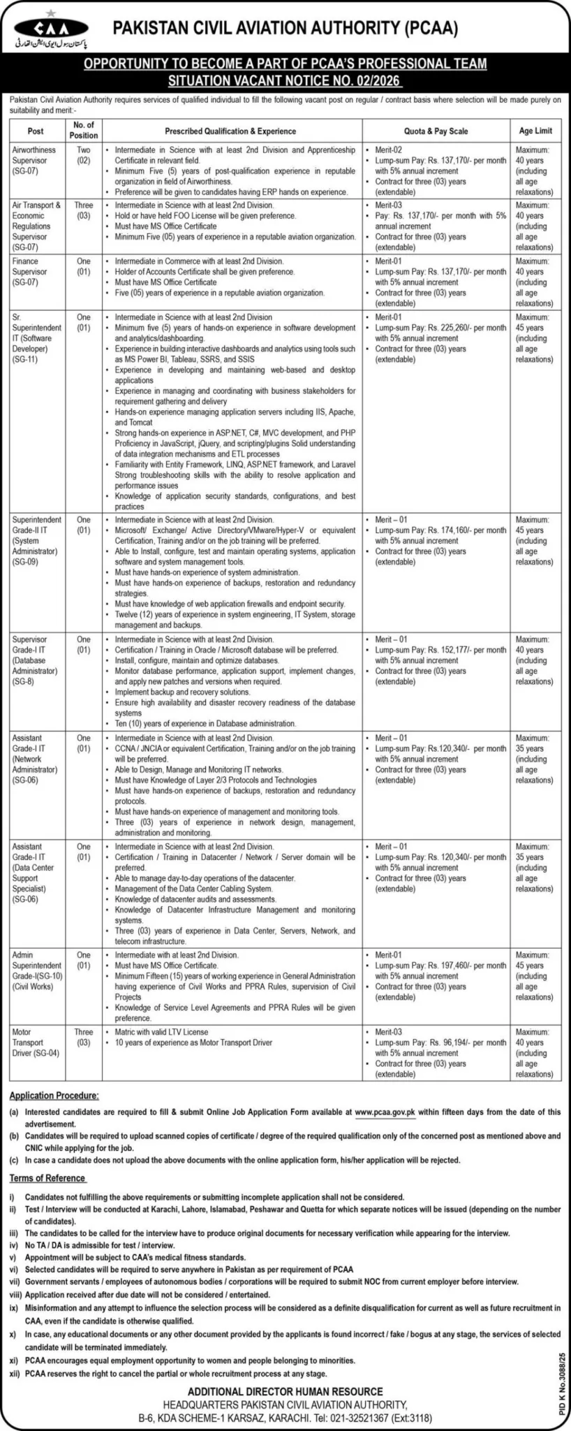 Pakistan Civil Aviation Authority PCAA Jobs 2026 1112285711-1