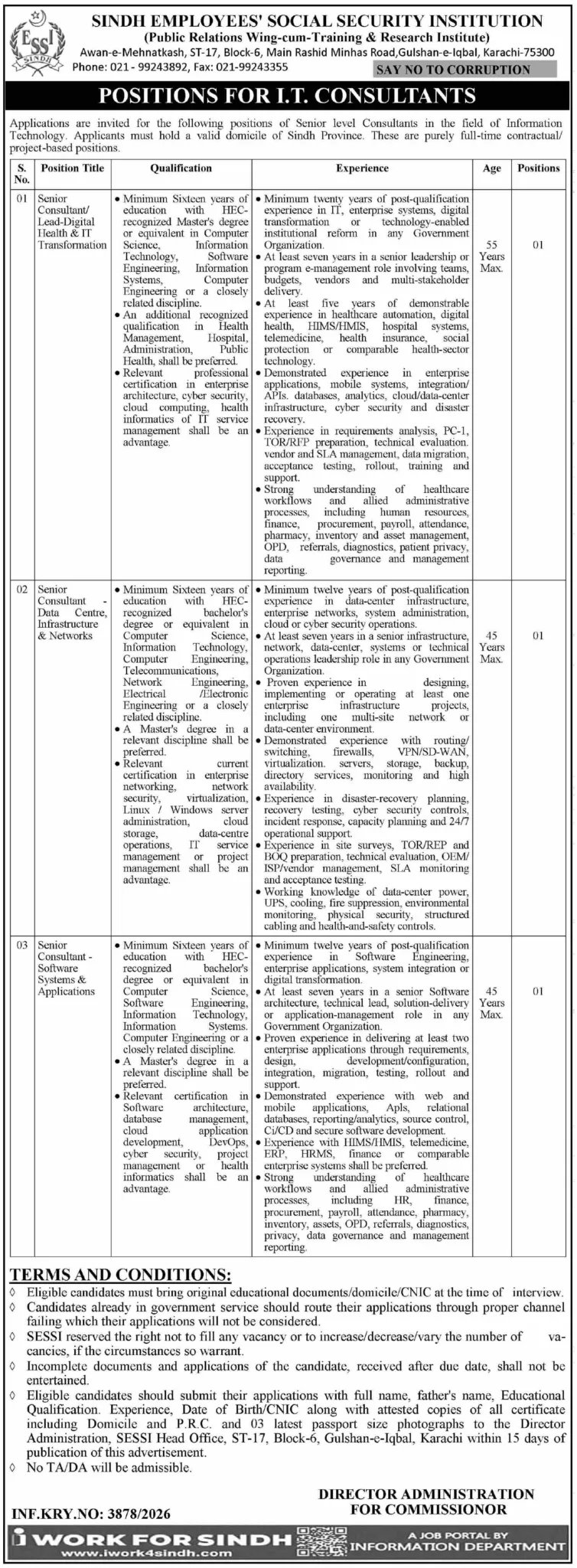 SESSI Jobs 2026 – Senior IT Consultant Vacancies Apply in Karachi 05_09_2026_117_007
