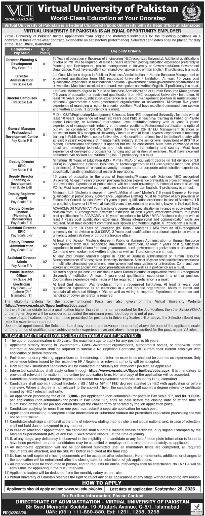 Virtual University of Pakistan Jobs 2026 – 17 Vacancies Apply Online 06_09_2026_810_004